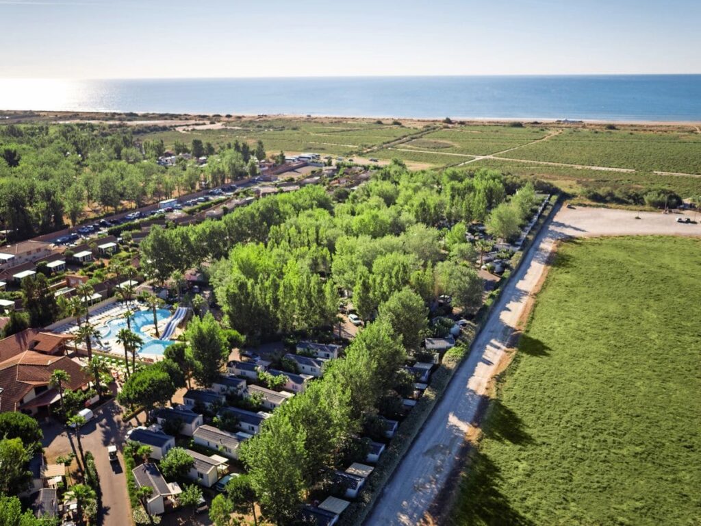 Camping bord de mer 4 étoiles dans l'Hérault à Vendres Plage