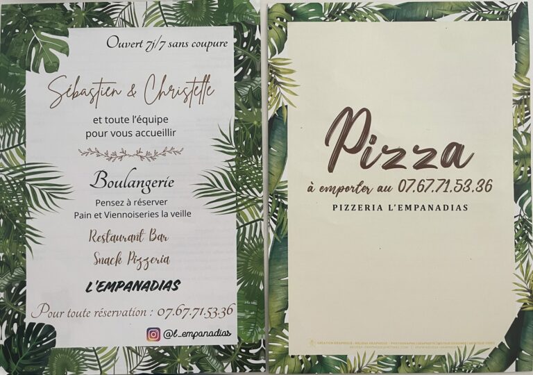Restaurant du camping à Vendres Plage